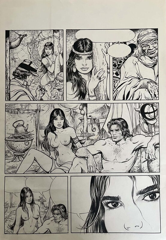 Mayor Laguna par César Spadari - Planche originale
