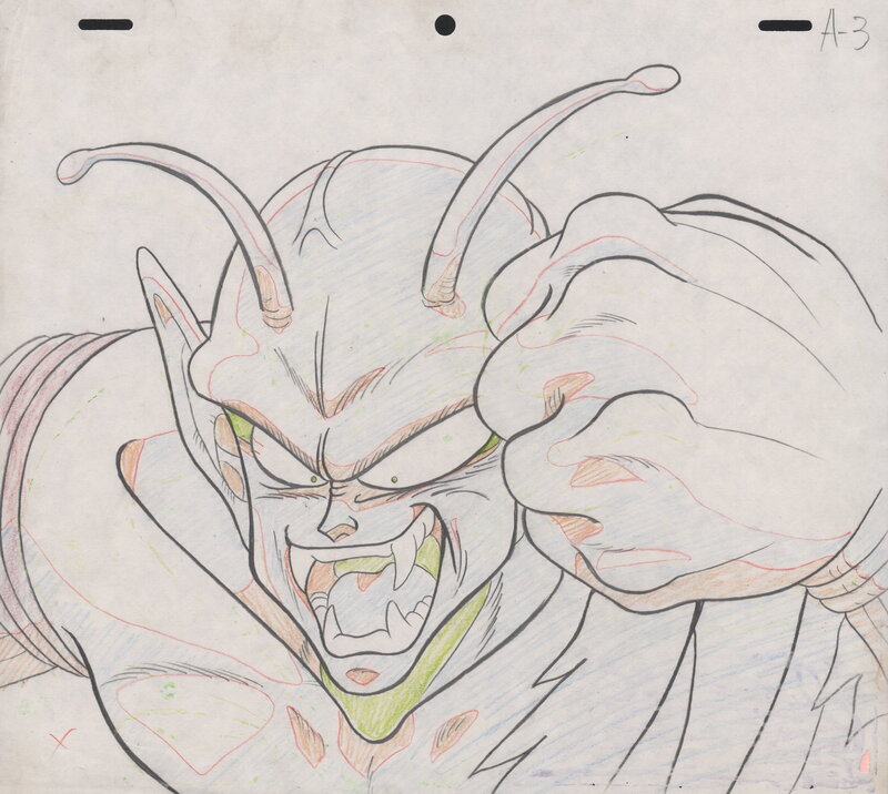 En vente - Akira Toriyama, Piccolo [Pikkoro] ピッコロ (A3) [Toei Animation] - Œuvre originale