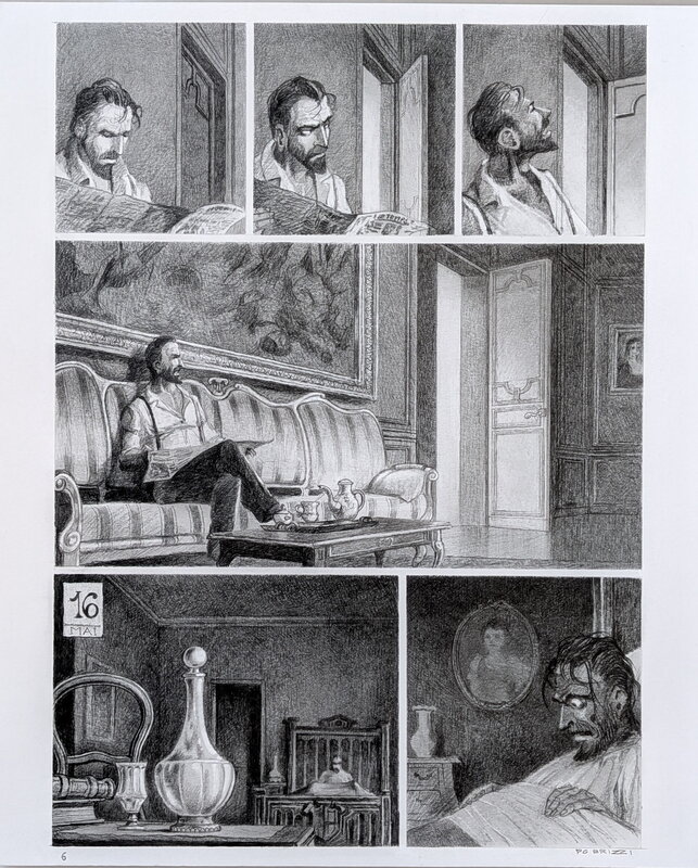 Le Horla par Paul et Gaétan Brizzi - Planche originale