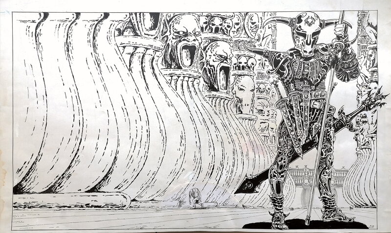 Urm le fou par Philippe Druillet - Planche originale