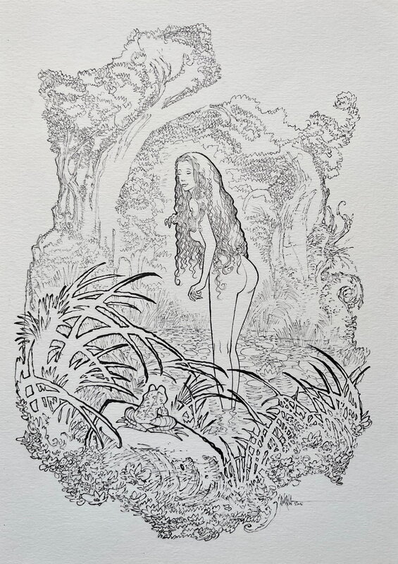 Bruno Maïorana, Garulfo - la princesse - Original Illustration