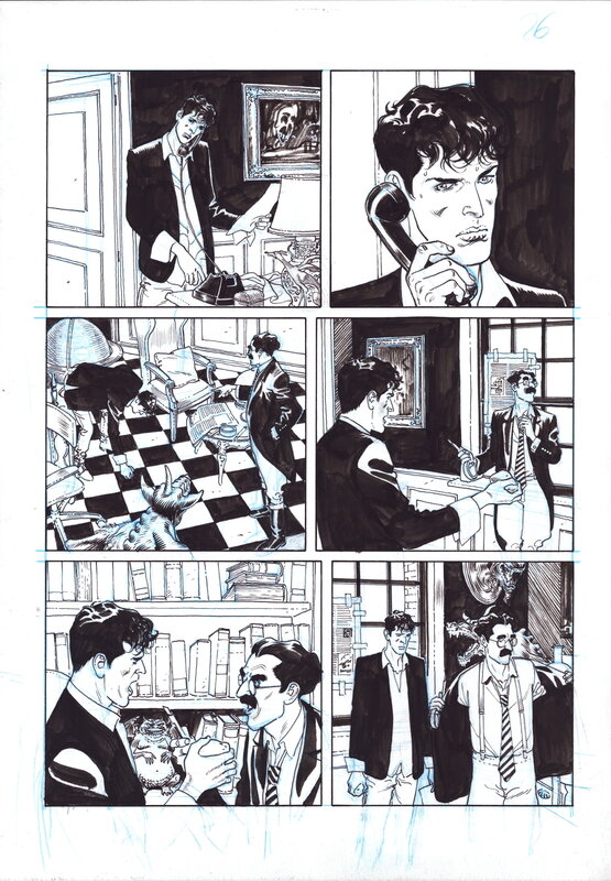 En vente - Marco Nizzoli, Paola Barbato, Dylan Dog #394 [Eterne stagioni] - Planche originale