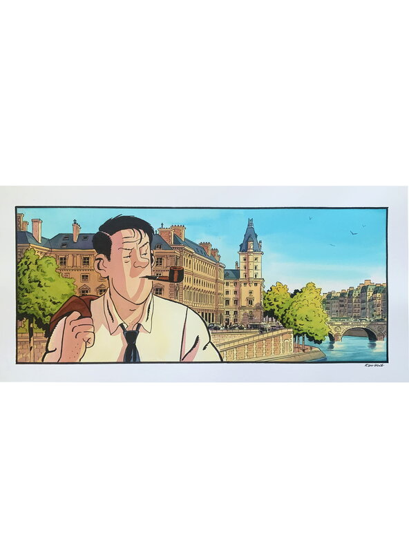 François Ravard, Illustration originale Nestor Burma - Illustration originale