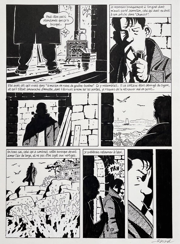 François Ravard, Planche originale Nestor Burma - Planche originale