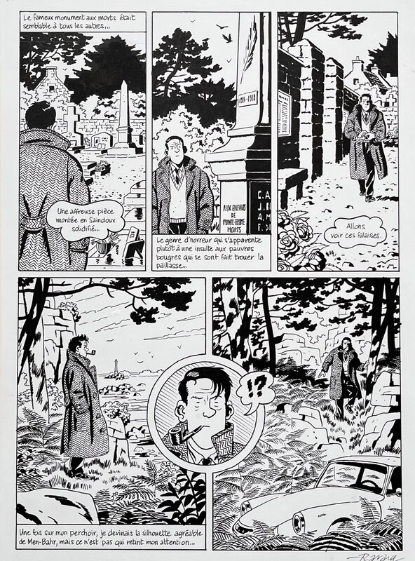 François Ravard, Planche originale Nestor Burma - Planche originale