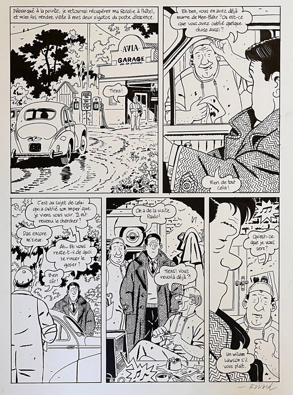François Ravard, Planche originale Nestor Burma - Planche originale