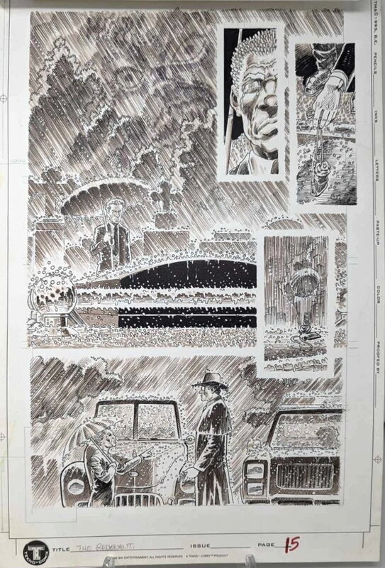 Pat Broderick, Shadow house/The revenant - Planche originale