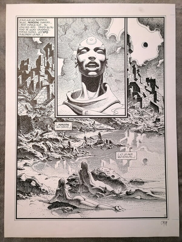 Caza, Equinoxe : planche 4 - Planche originale