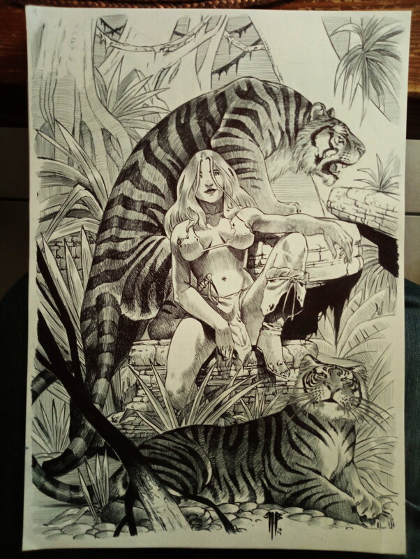 En vente - Sheena par Philippe Bringel - Planche originale