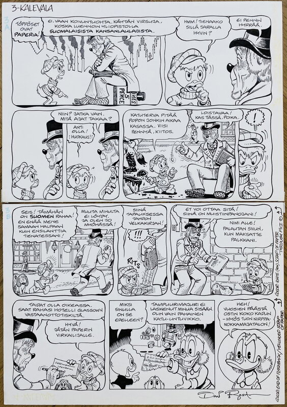 Don Rosa - Scrooge McDuck - 1999 - Quest for Kalevala - p3 - Planche originale