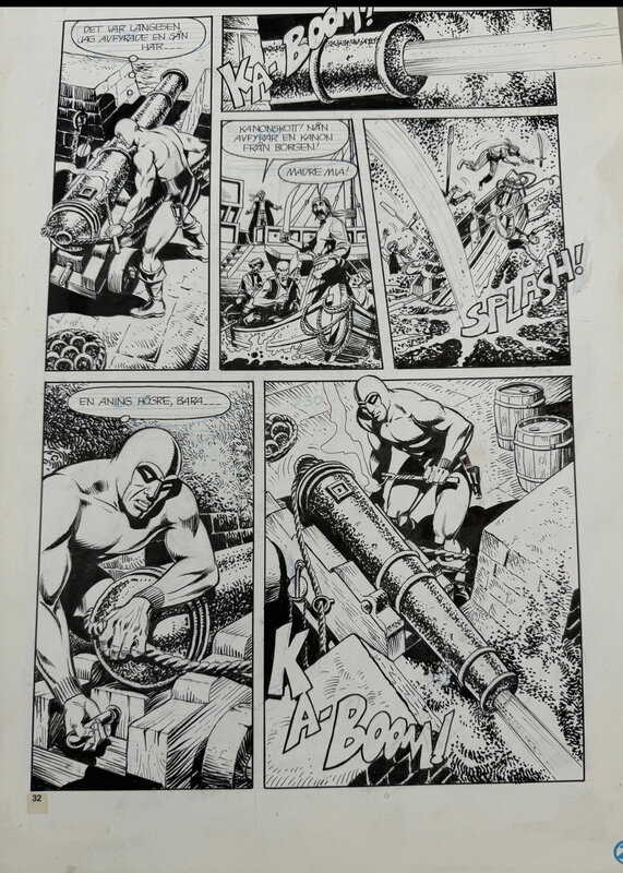 César Spadari, Jens Hansegård, The Phantom “ The Inquisitor” - Planche originale