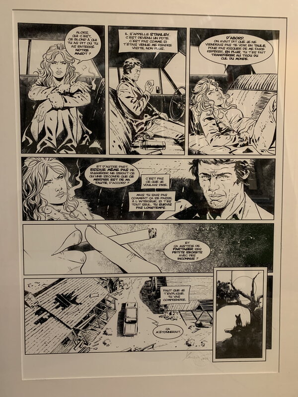 En vente - L'or du spectre par Philippe Xavier - Planche originale