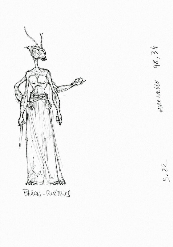 Baron-Rostre par Olivier Roman - Œuvre originale