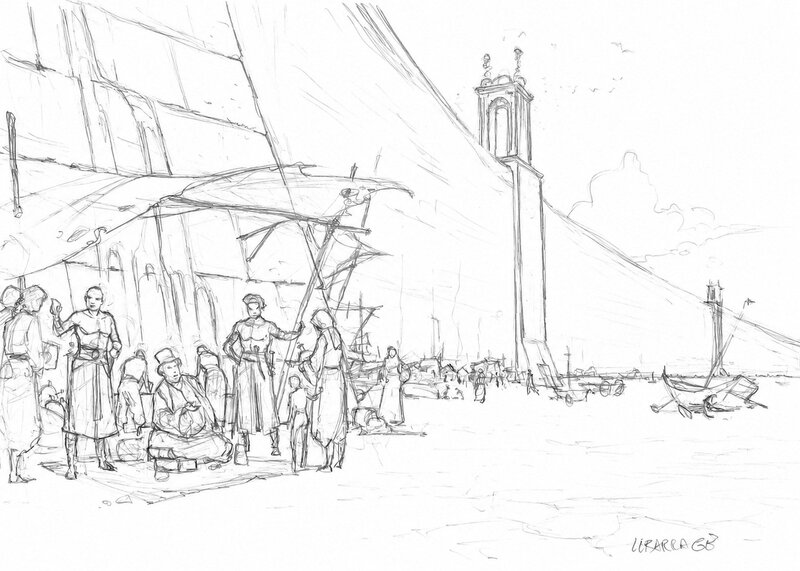 Le barrage par Olivier Roman - Œuvre originale