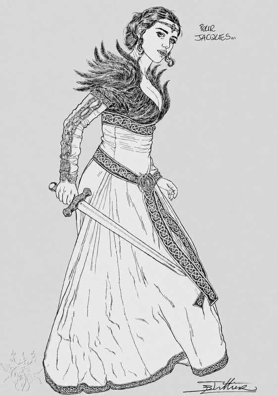 Jémaniel by Béatrice Tillier - Original Illustration