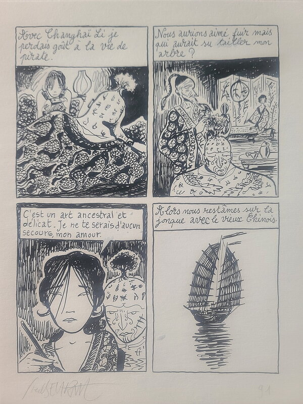 L'Homme Bonsaï par Fred Bernard - Planche originale