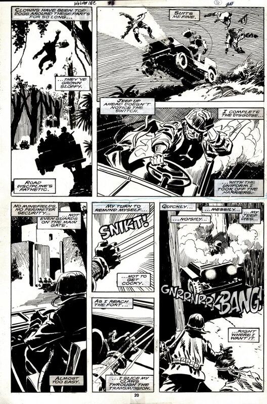 John Buscema - Wolverine 5 page 20 original art - Œuvre originale