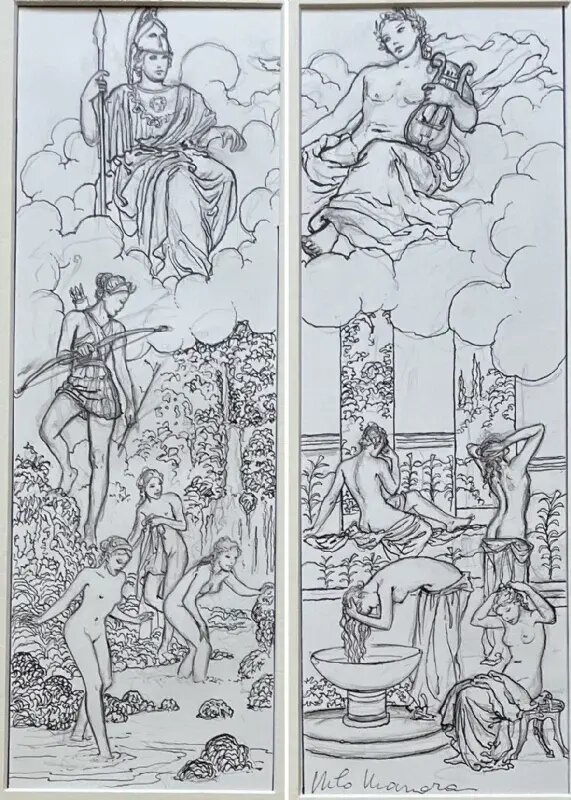 Milo Manara - Cosi Fan Tutte Catalogue cover - Couverture originale