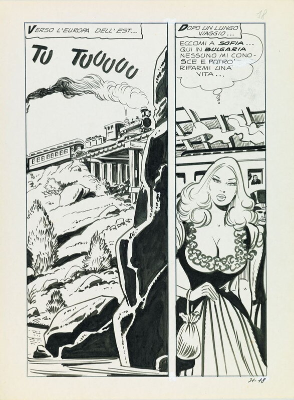 Zora T31 par Birago Balzano - Planche originale
