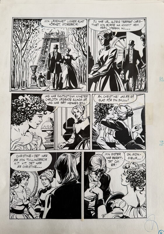 César Spadari, The Phantom “Temple of Gods Part 6” - Planche originale