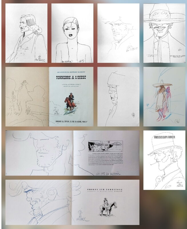 10 dédicaces de Giraud-Gir - Sketch