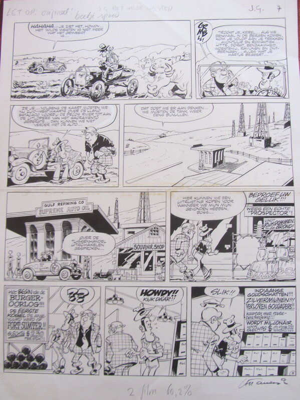 Dino Attanasio, Johnny GOODBYE dans le far west - Comic Strip