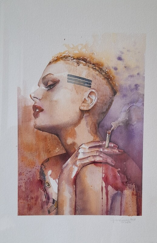 Ragazza ribelle par Giovanna Casotto - Illustration originale