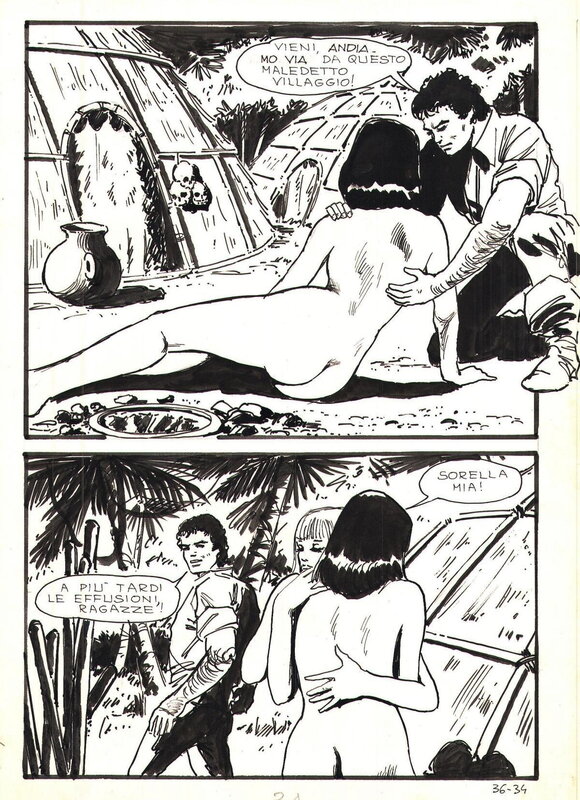 For sale - Milo Manara, Jolanda de Almaviva n°36 - Comic Strip