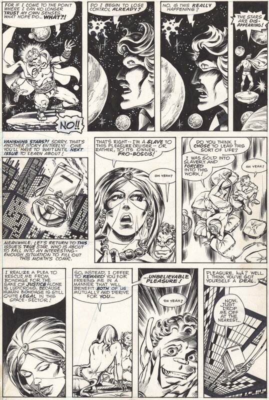Jim Starlin, Steve Leialoha, Warlock #12 - Page 9 - Planche originale
