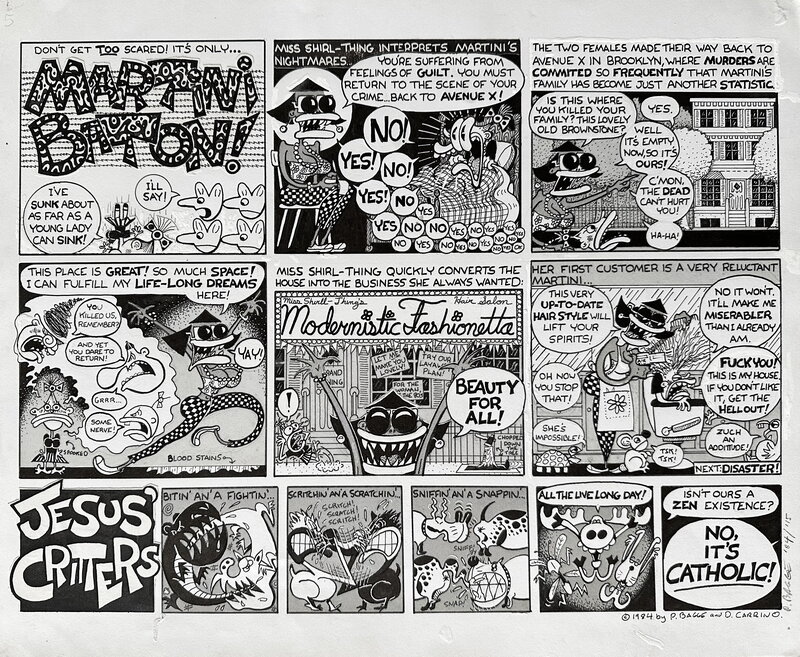 Martini Baton by Peter Bagge, David Carrino - Comic Strip