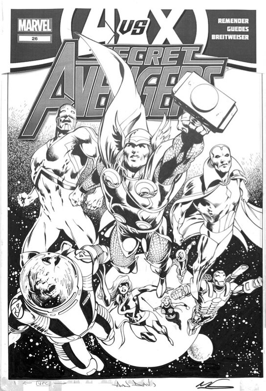 Alan Davis, Mark Farmer, Secret Avengers - T12 Couverture - Couverture originale