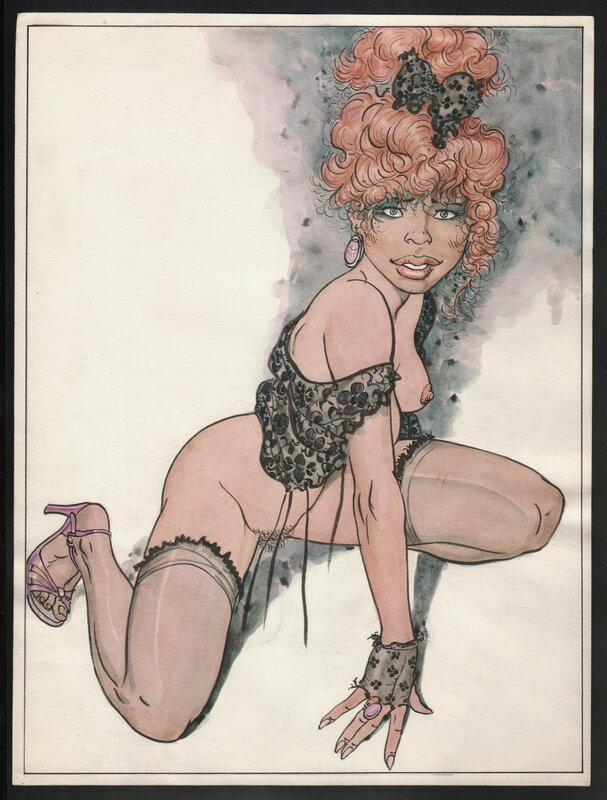 Malik, Archie Cash female personage - Illustration originale