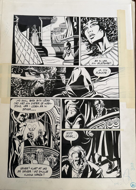 César Spadari, The Phantom in “ La Opera” - Comic Strip