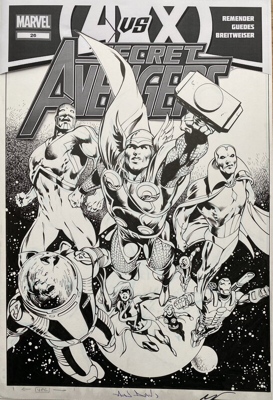 Alan Davis, Mark Farmer, Secret Avengers - AvX : Operation Phoenix - T26 Couverture - Couverture originale