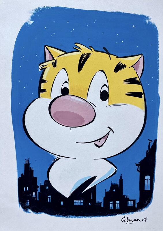 Colman, illustration de Billy The Cat, 2007. - Illustration originale