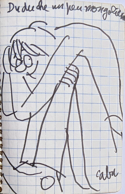 Duduche by Cabu - Sketch