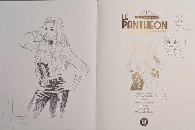 Le panthéon 1 par Mika Souillard, Thomas Rivière - Dédicace