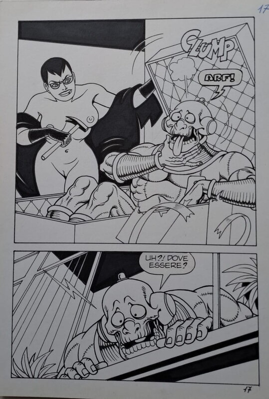 Magnus, Tavola originale Necron - Planche originale