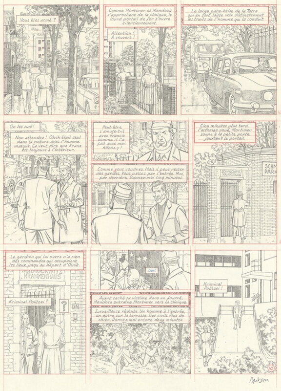 Blake & Mortimer by Antoine Aubin, Jean Luc Fromatal, Louis Boquet - Comic Strip