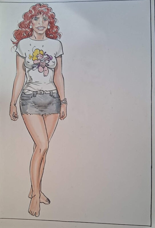 For sale - Cupido(N) girl by Malik - Original Illustration