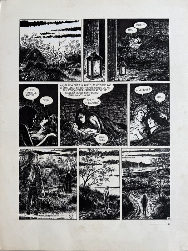 Roland Bochard, Le Mois Noir - Planche originale - Comic Strip