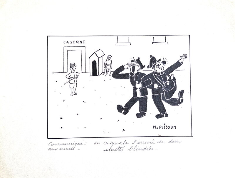 François Plisson, La relève… ou la dérive ? - Original Illustration