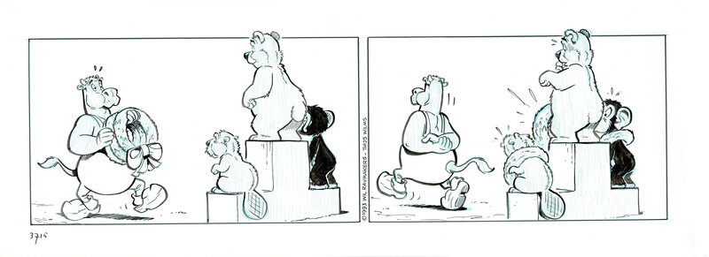 En vente - Wil Raymakers, Thijs Wilms, Boes/Ox Tales/Fantazoo - Planche originale