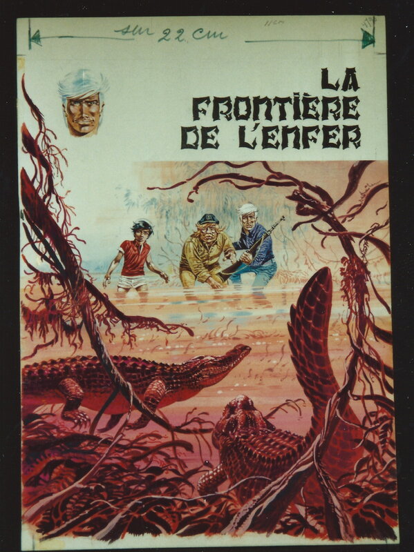 Hermann, Bernard Prince : Les frontières de l'enfer. - Couverture originale