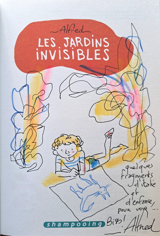 Le jeune Alfred - Dédicace