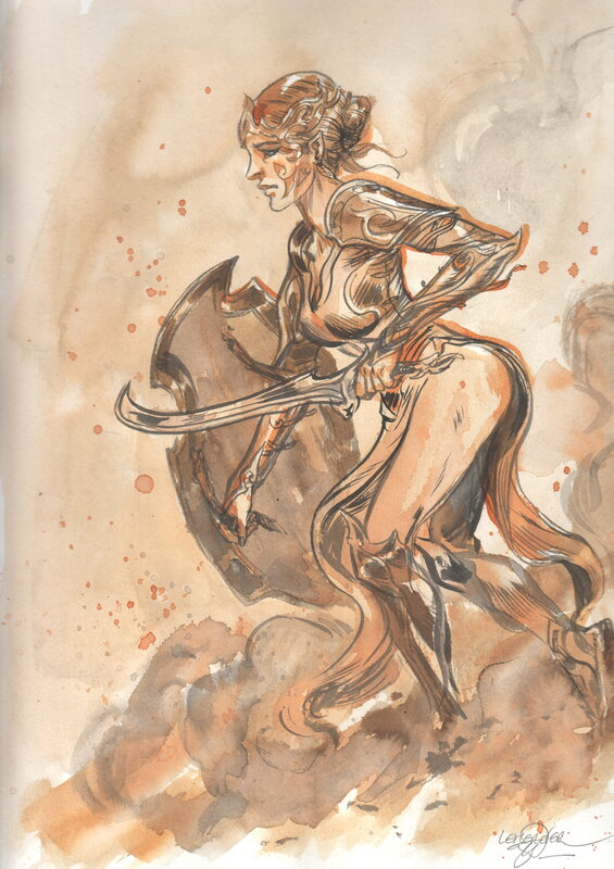 Elfes par Gwendal Lemercier - Illustration originale