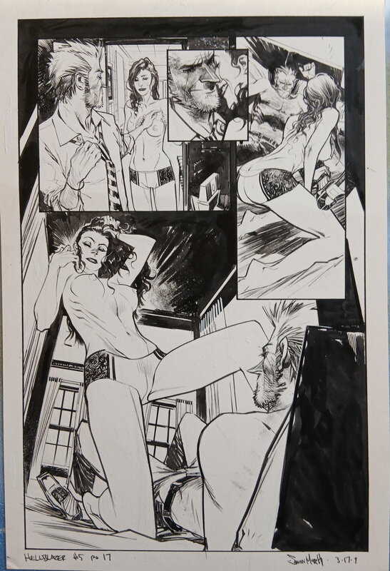 Sean Murphy, Si Spencer, Hellblazer City Of Demons #5 Pg 17 - Planche originale
