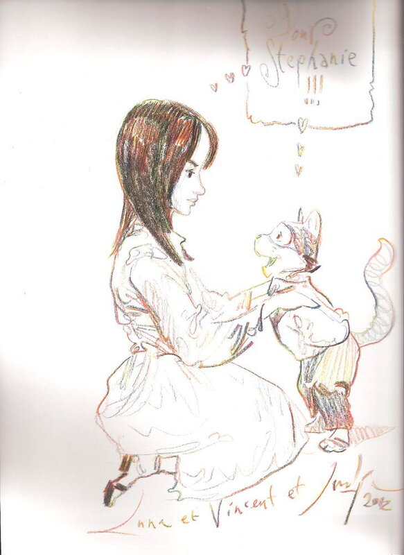 Lune et Vincent par Gradimir Smudja - Dédicace