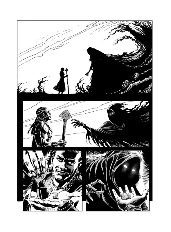 The lost pact par Antonio Sforza, antonio bonelli - Planche originale