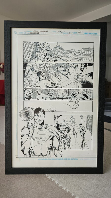 Eddy Barrows, JP Mayer, Superman 702 - Page originale - Comic Strip